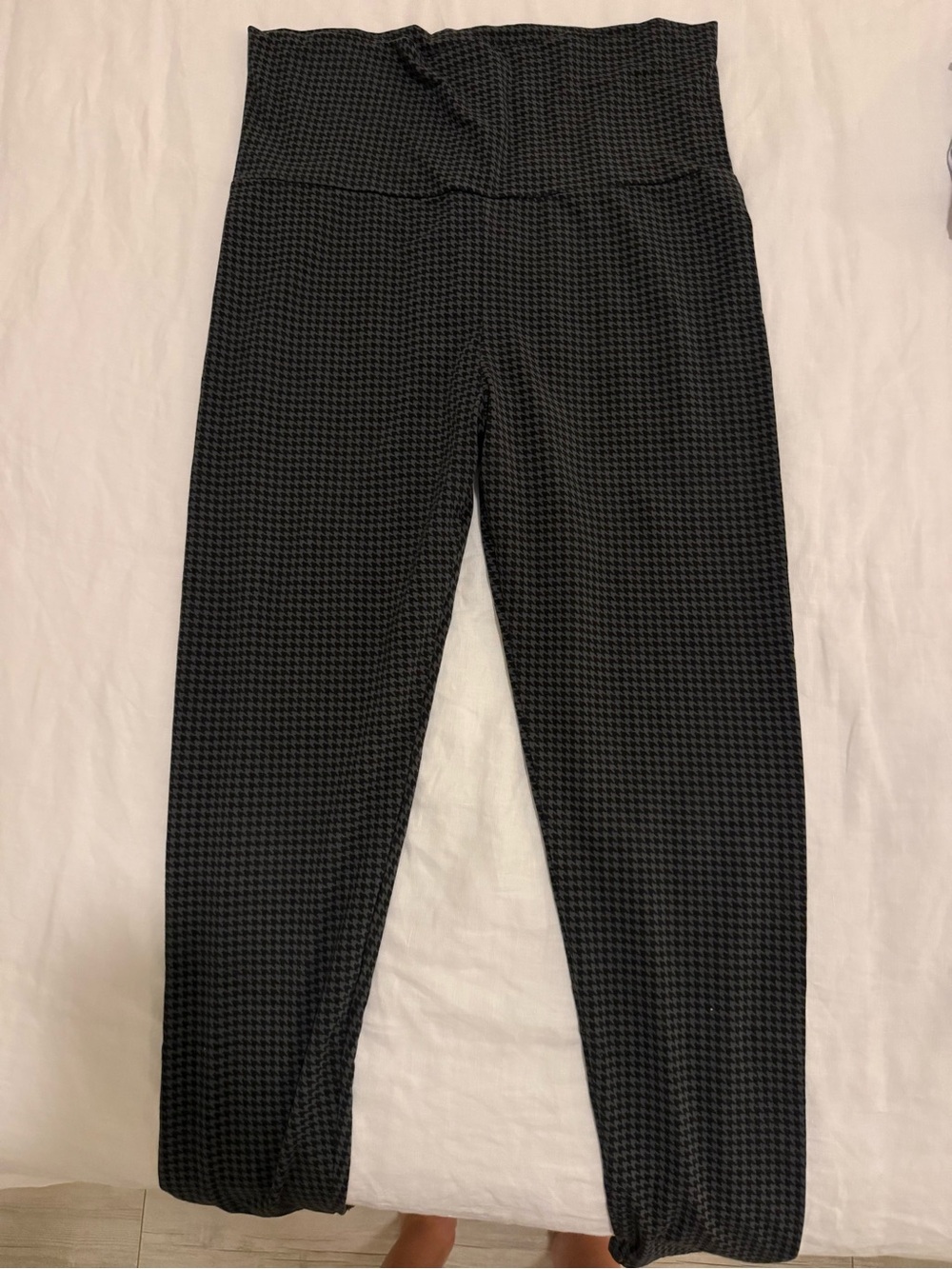 Hatch Collection Ultimate Maternity Over The Bump Legging M Houndstooth BNWT